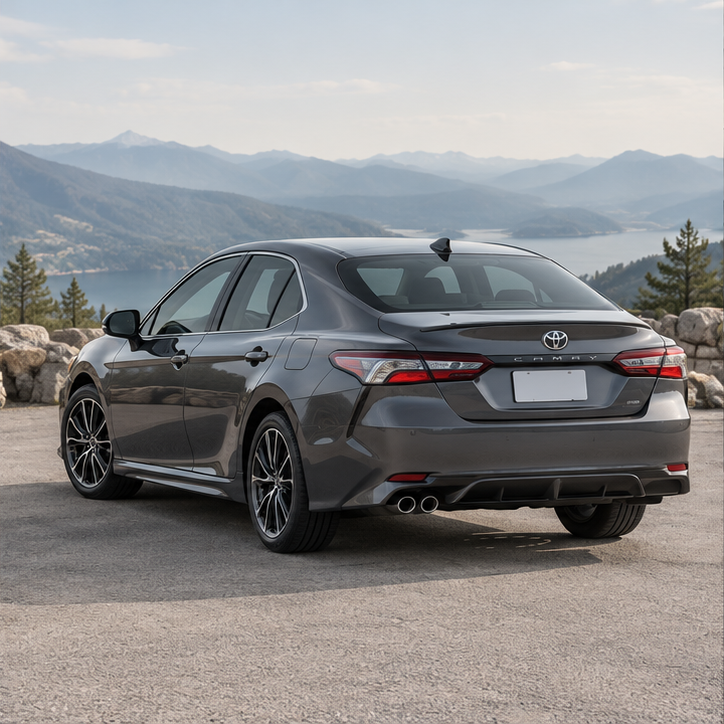 Toyota Camry, вид сзади — иллюстрация