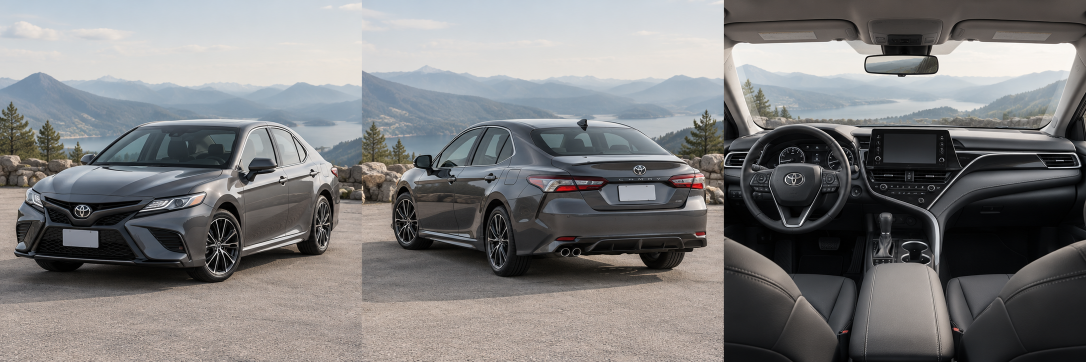 Toyota Camry, вид спереди — иллюстрация