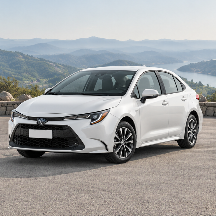 Toyota Corolla, вид спереди — иллюстрация