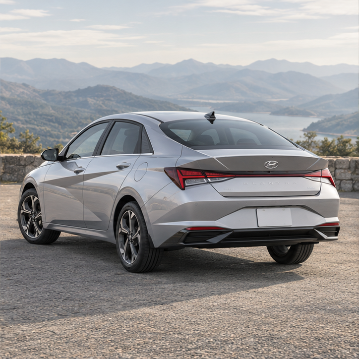 Hyundai Elantra, вид сзади — иллюстрация