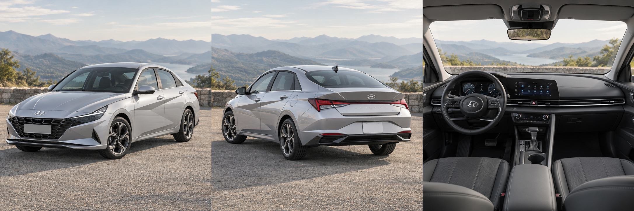 Hyundai Elantra, вид спереди — иллюстрация