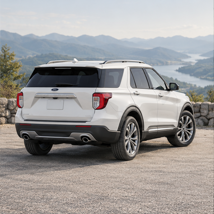Ford Explorer, вид сзади — иллюстрация