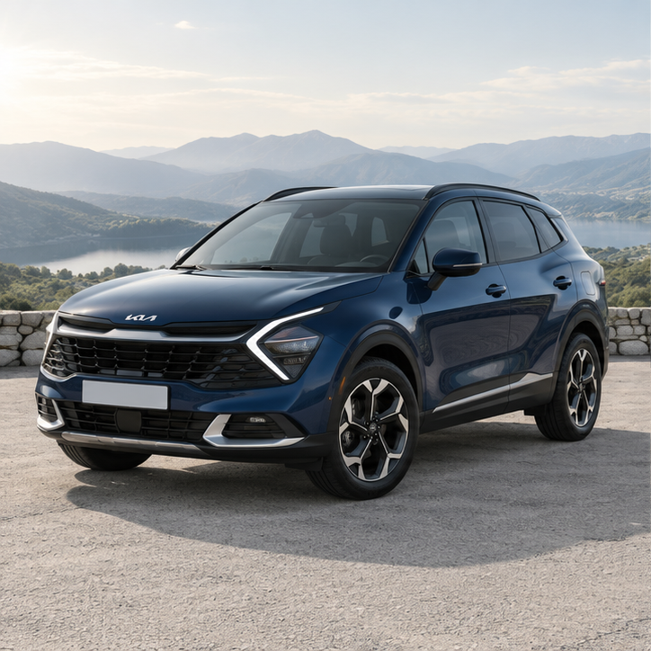 Kia Sportage, вид спереди — иллюстрация