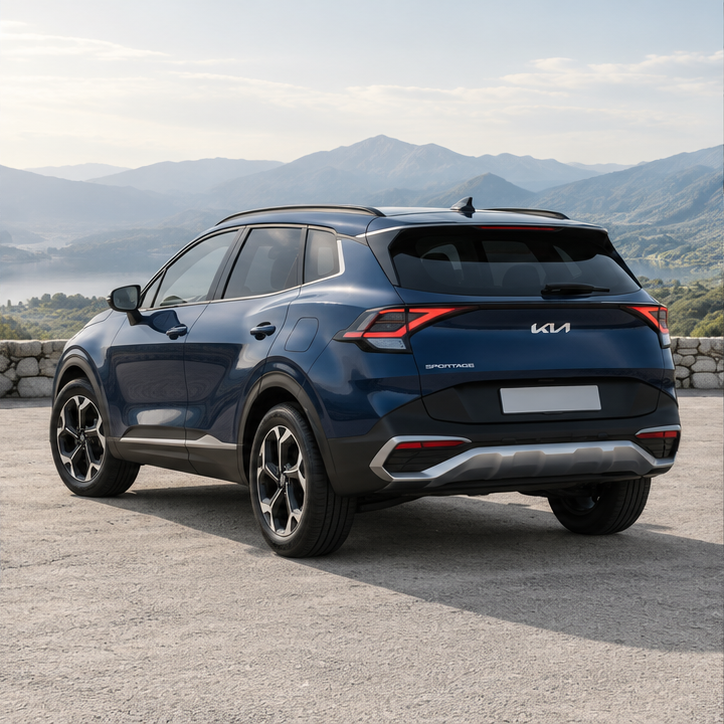 Kia Sportage, вид сзади — иллюстрация
