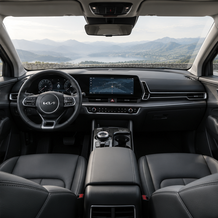 Kia Sportage, салон — иллюстрация