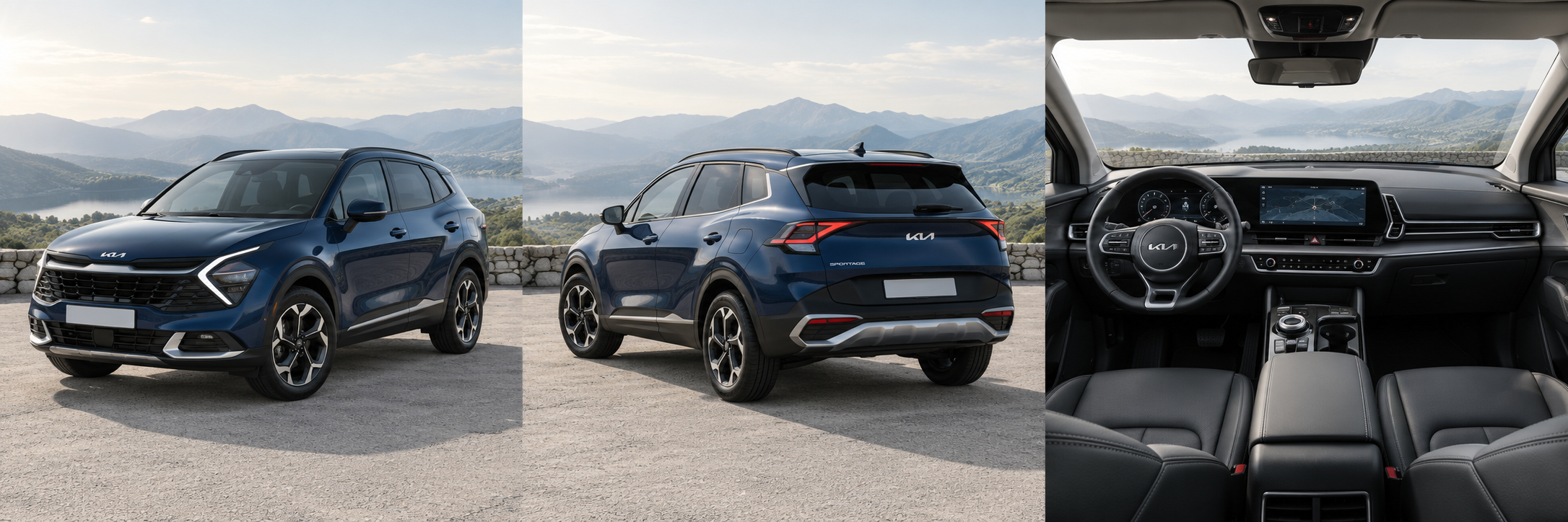 Kia Sportage, вид спереди — иллюстрация