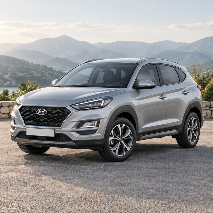 Hyundai Tucson, вид спереди — иллюстрация