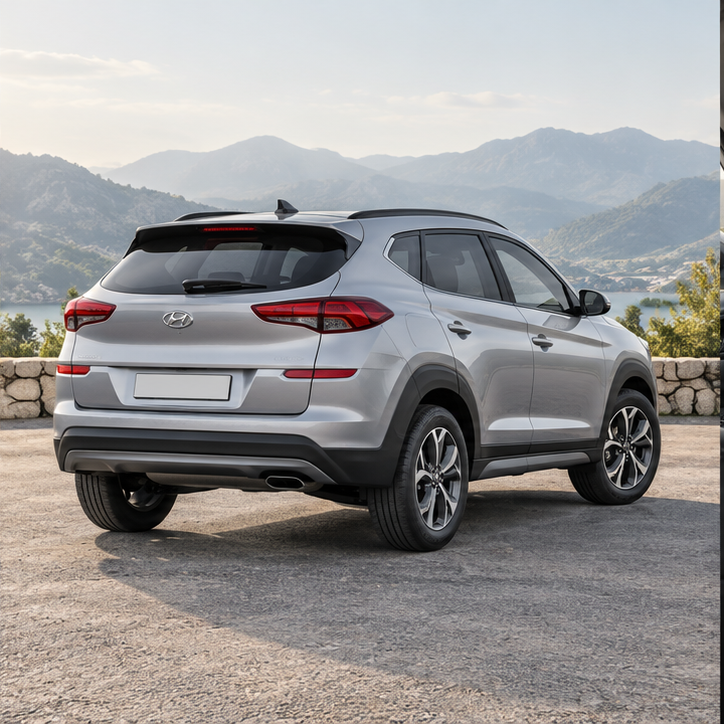 Hyundai Tucson, вид сзади — иллюстрация