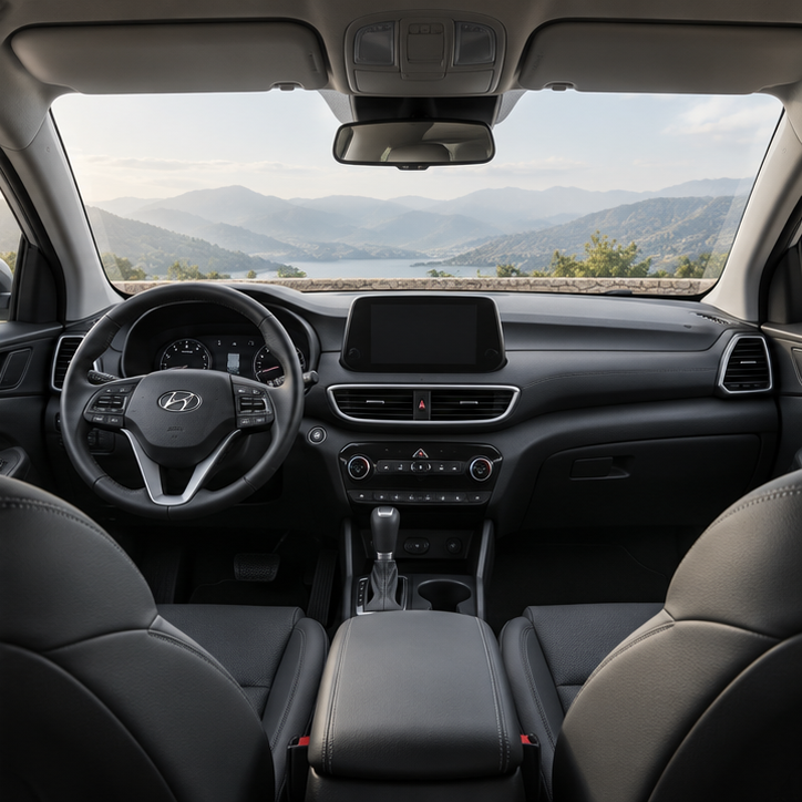 Hyundai Tucson, салон — иллюстрация