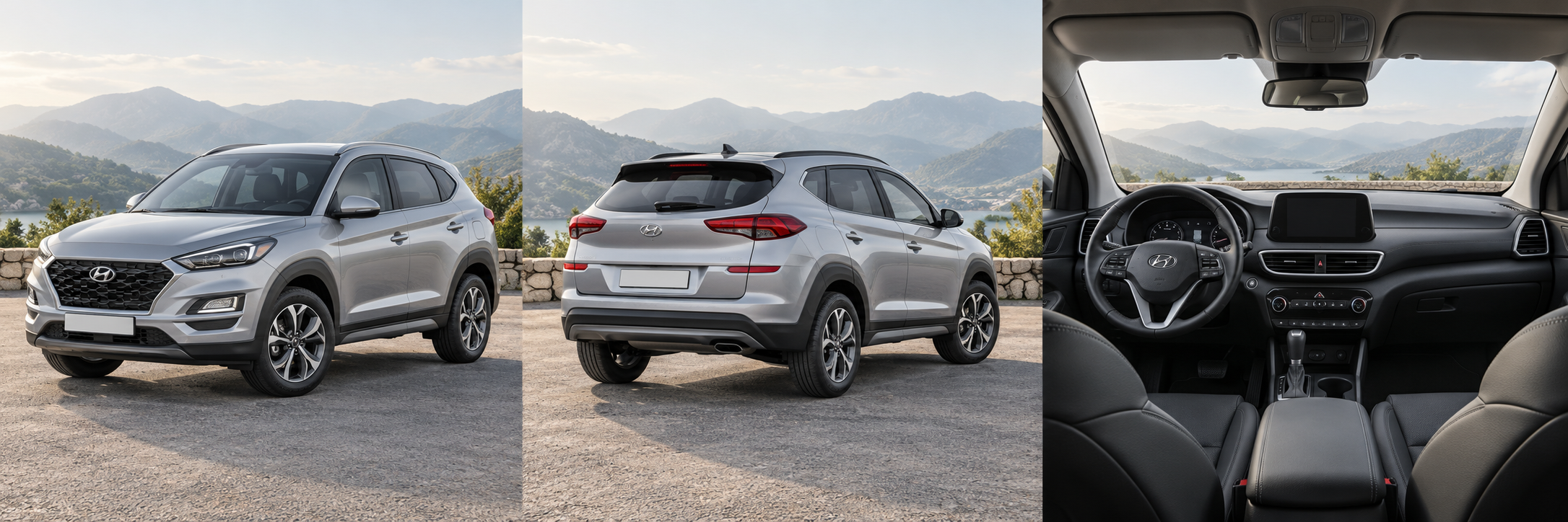 Hyundai Tucson, вид спереди — иллюстрация